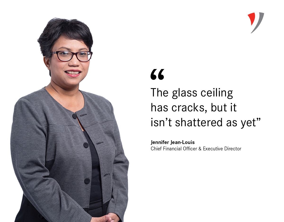 The glass ceiling has cracks, but it  isn’t shattered as yet.