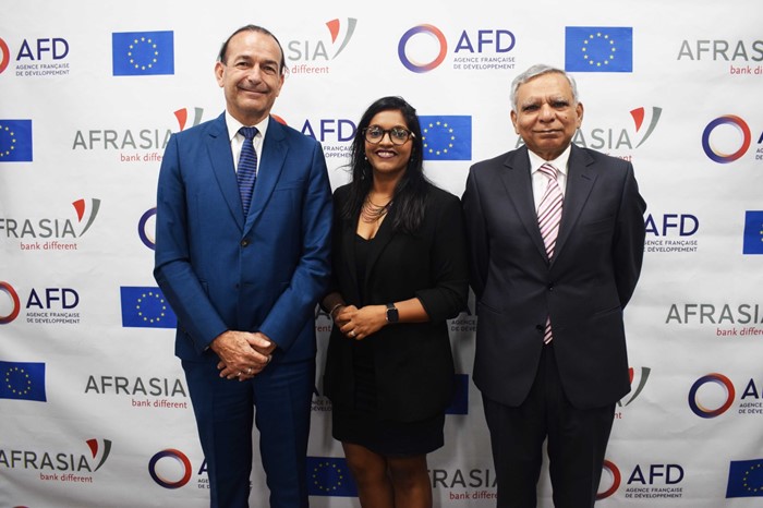 L’Agence Française de Développement (AFD) octroie une ligne de crédit verte de 10 M€ (Rs 470 M) à AfrAsia Bank dans le cadre du programme SUNREF Mauritius