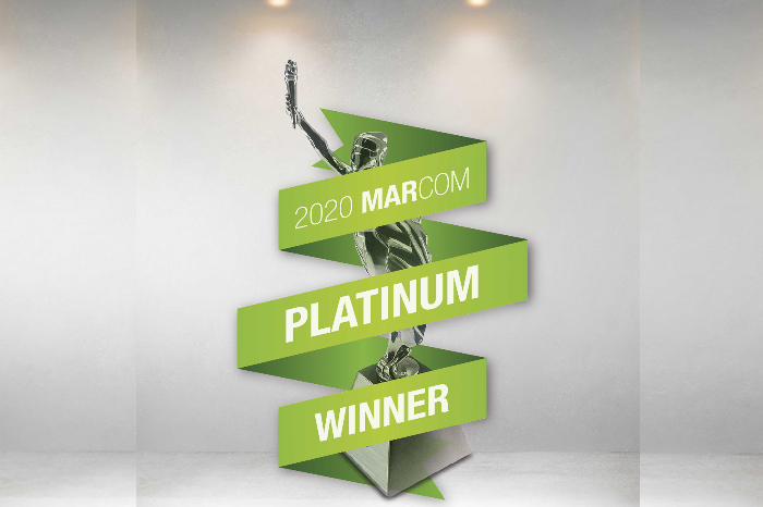 AfrAsia Bank honoured as the first bank in Africa to have been bestowed with the MarCom Platinum Award.