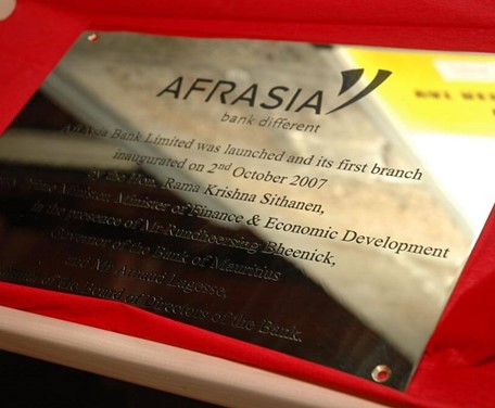 2 OCTOBER 2007 - Launch of AfrAsia Bank’s headquarters in Port Louis