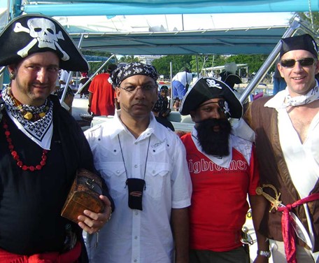 Our Pirates-themed staff party was a grand success.