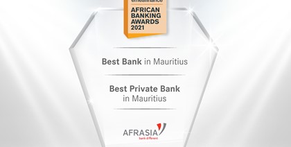 AfrAsia Bank – Best Private Bank & Best Bank in Mauritius by EMEA Finance Magazine