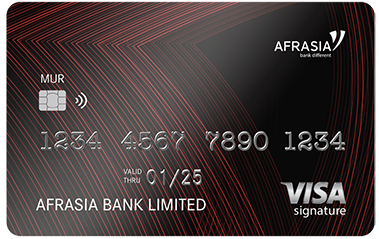 Carte de débit VISA Signature